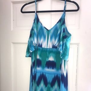 Summer dress deep V back